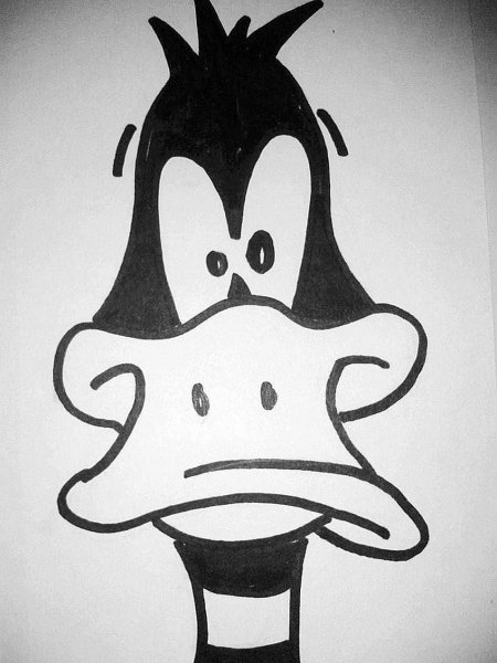 Рисунки маркером черным