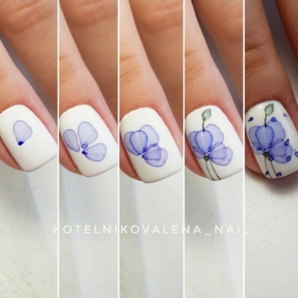 Художественная роспись на ногтях