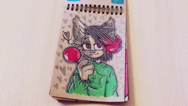 Обзор на скетчбук