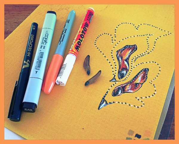 Рисунки маркерами Touch