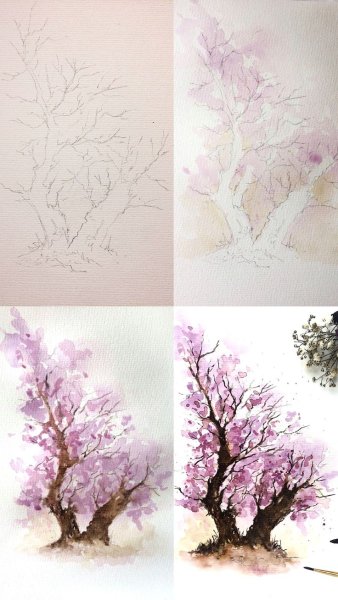 Рисование акварелью для начинающих