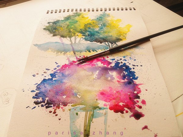 Вдохновение акварель