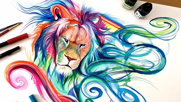 Рисунки фломастерами