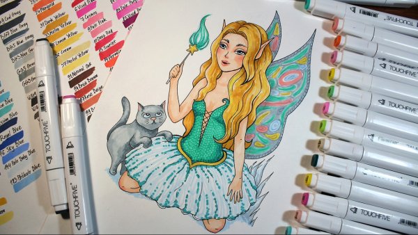 Скетчи маркерами SKETCHMARKER