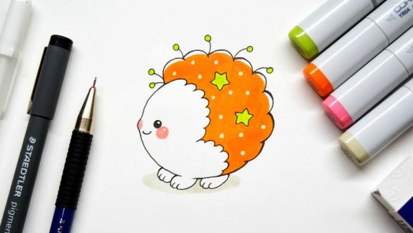 Рисунки маркерами для скетчинга для начинающих легкие