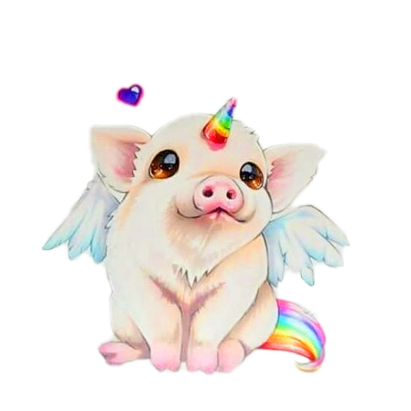 Эмми и Свинка Единорог