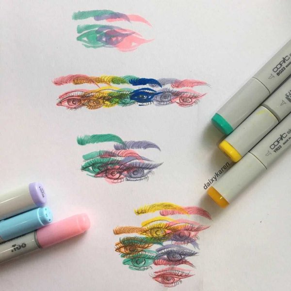 Эстетика рисования маркерами