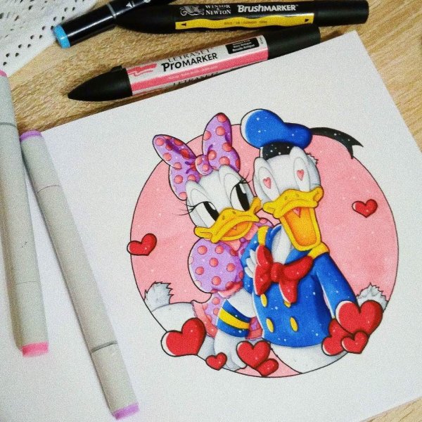 Рисунки фломастерами кошки