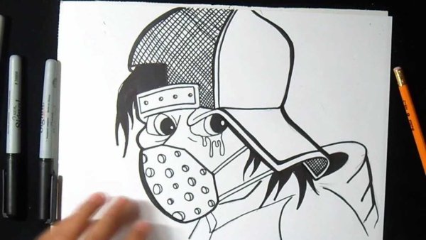 Рисунки маркерами