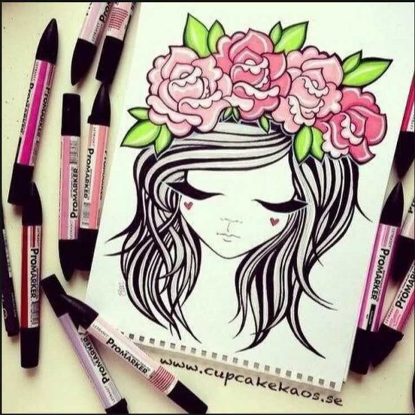 Идеи для рисования маркерами