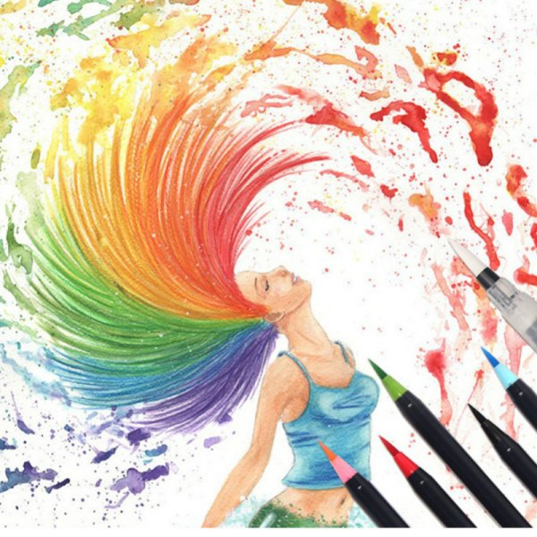 Рисунки фломастерами