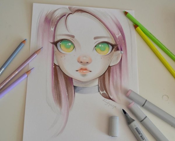 Красивые рисунки фломастерами