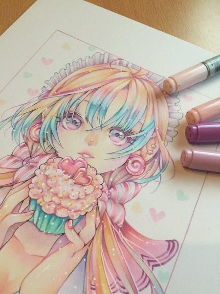 Рисунки фломастерами