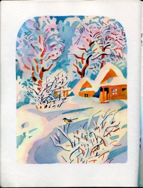 Несложный пейзаж маркерами