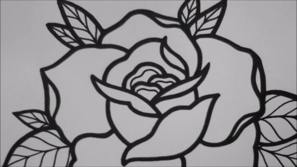 Скетч акварельными карандашами