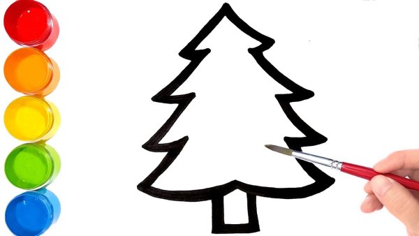 Елочка ручкой