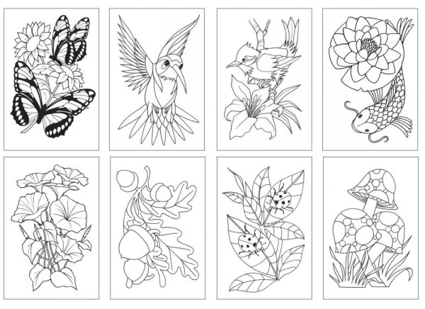 Раскраски для маркеров