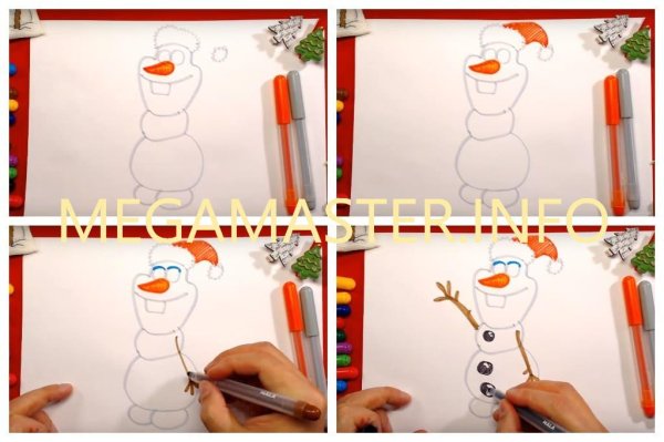 Рисование снеговика в начальной школе