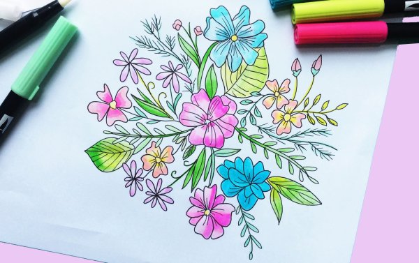 Открытка рисунок