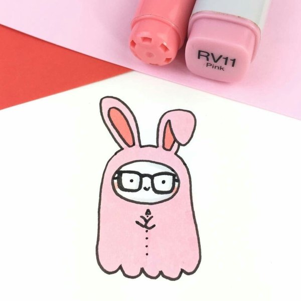 Рисунки для срисовки лёгкие и милые фломастерами