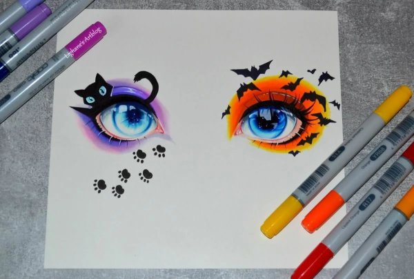 Копик маркерами Lighane Драконий глаз