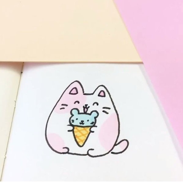 Лёгкие рисунки фломастерами