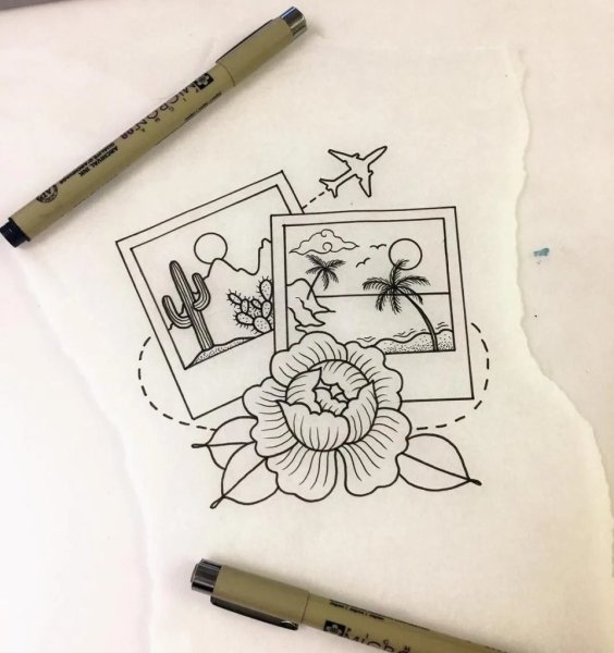 Скетчбук для рисования маркерами