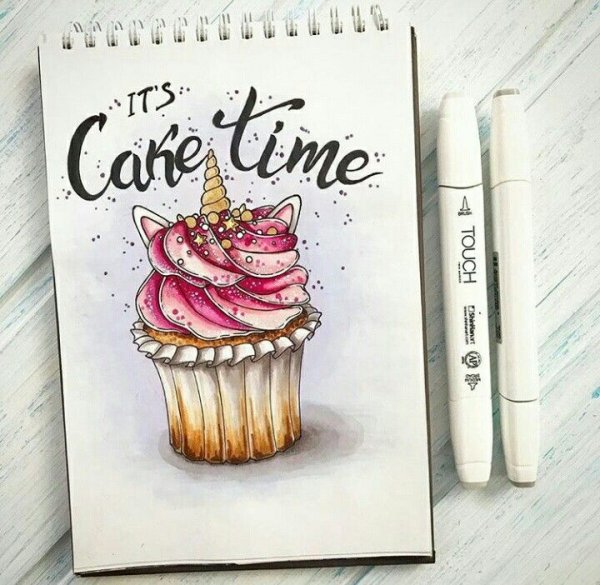 Простые рисунки фломастерами для начинающих