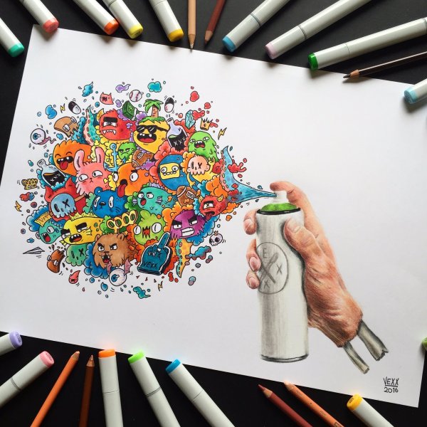 Рисунки цветные