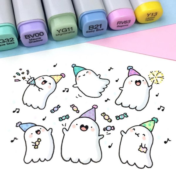 Рисование в скетчбуке животных