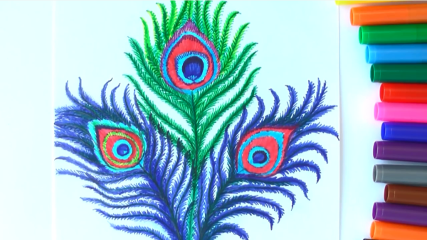 Лёгкие рисунки фломастерами