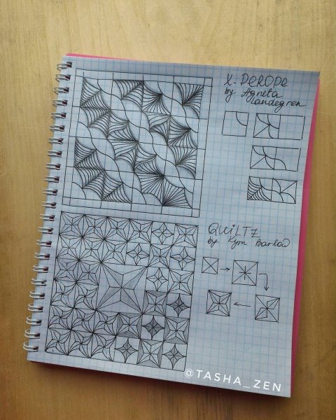 Рисование по клеточкам ручкой