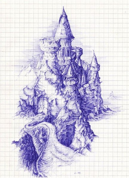 Красивые рисунки ручкой