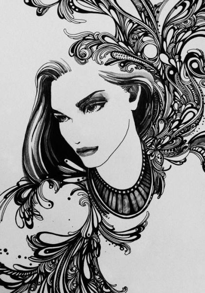 Рисунки для срисовки в скетчбук