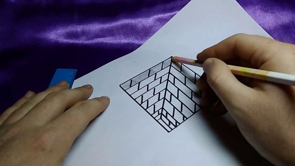 Сердце 3d ручкой