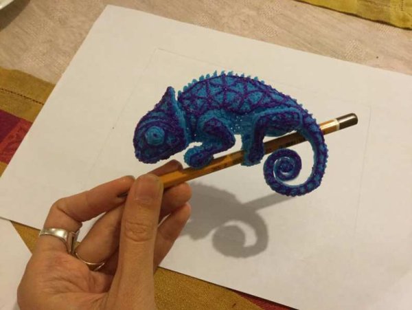 Объёмные рисунки карандашом