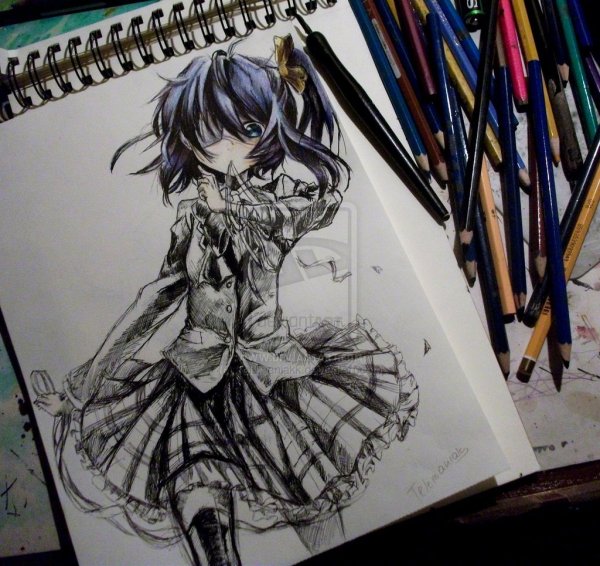 Аниме ручкой