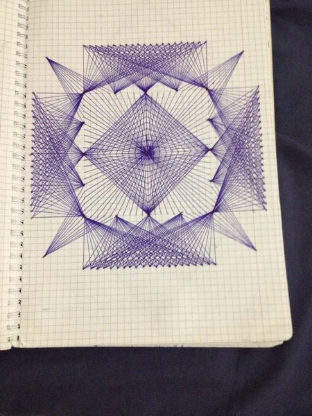 Рисунки по клеточкам лёгкие карандашом