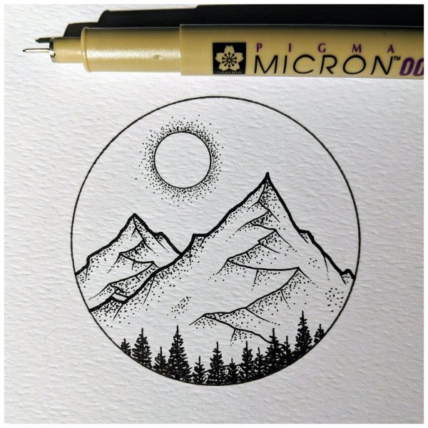 Цветы гелевой ручкой