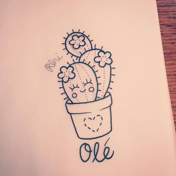 Рисунки чёрной ручкой