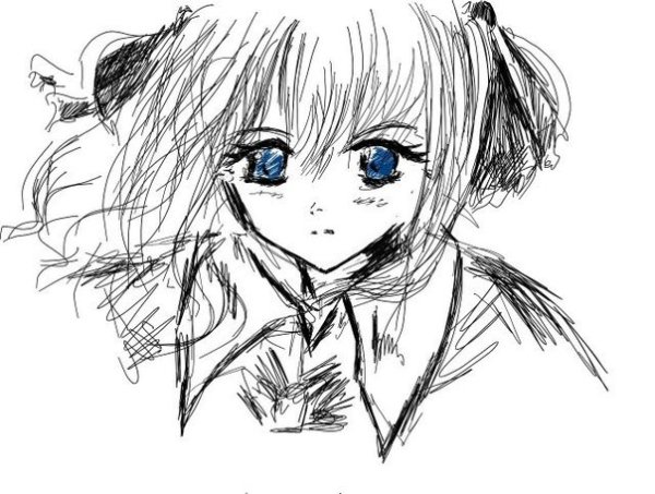 Аниме рисунки ручкой