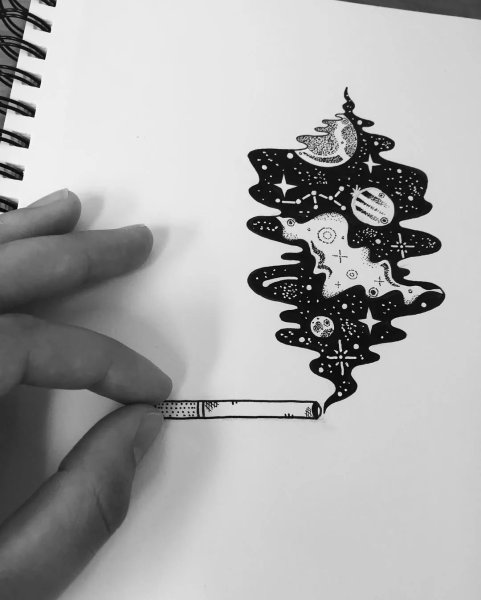 Рисунки для скетчбука лёгкие