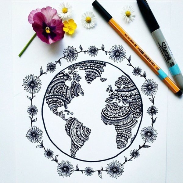 Рисунки в стиле Минимализм