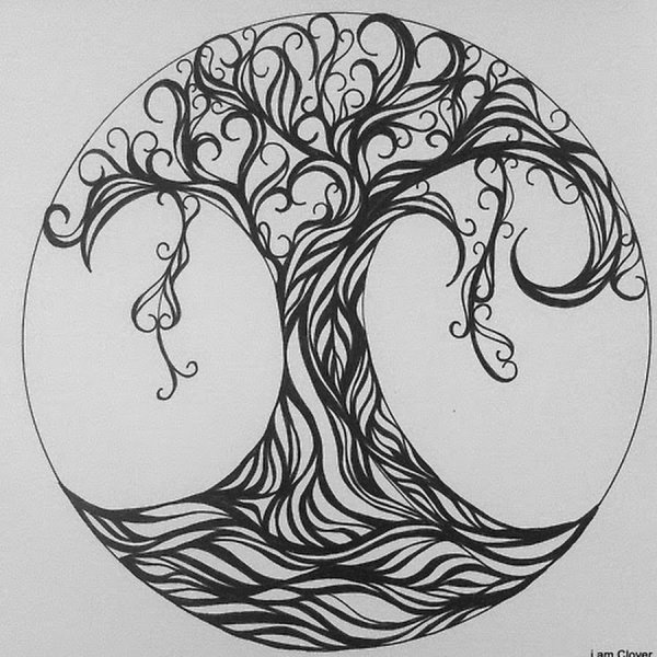 Чёрная ручка для рисования