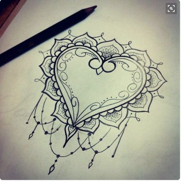 Сердечки черно белые маленькие