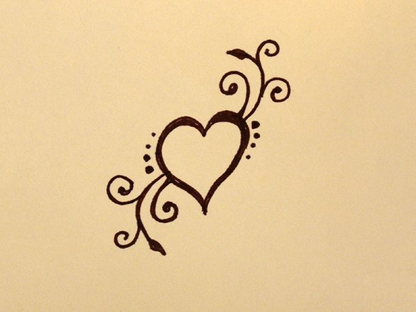 Картинки для срисовки сердце