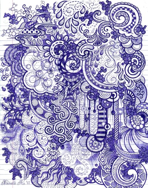 Рисунки ручкой