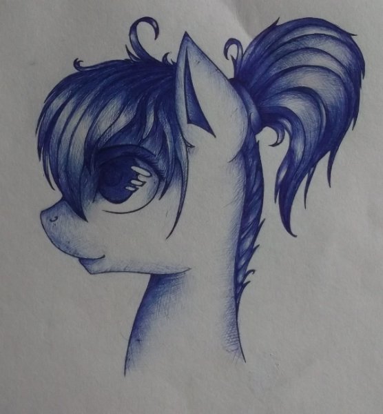 Рисунки лёгкие и красивые пони ручкой