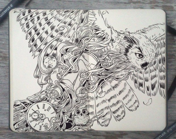 Необычные рисунки карандашом