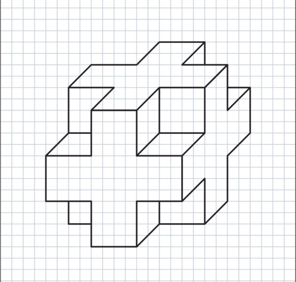 Рисунки по клеточкам черно белые маленькие